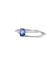 SLAETS Jewellery Mini Ring Blue Sapphire and Diamonds, 18Kt Gold (watches)